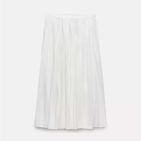 Zara Dresses & Skirts - ZW Collection Midi Swing Skirt Flowing Design
